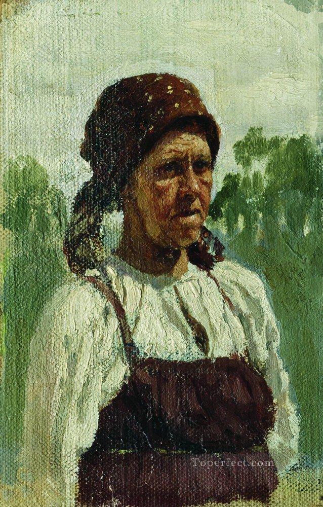 old woman Ilya Repin Oil Paintings